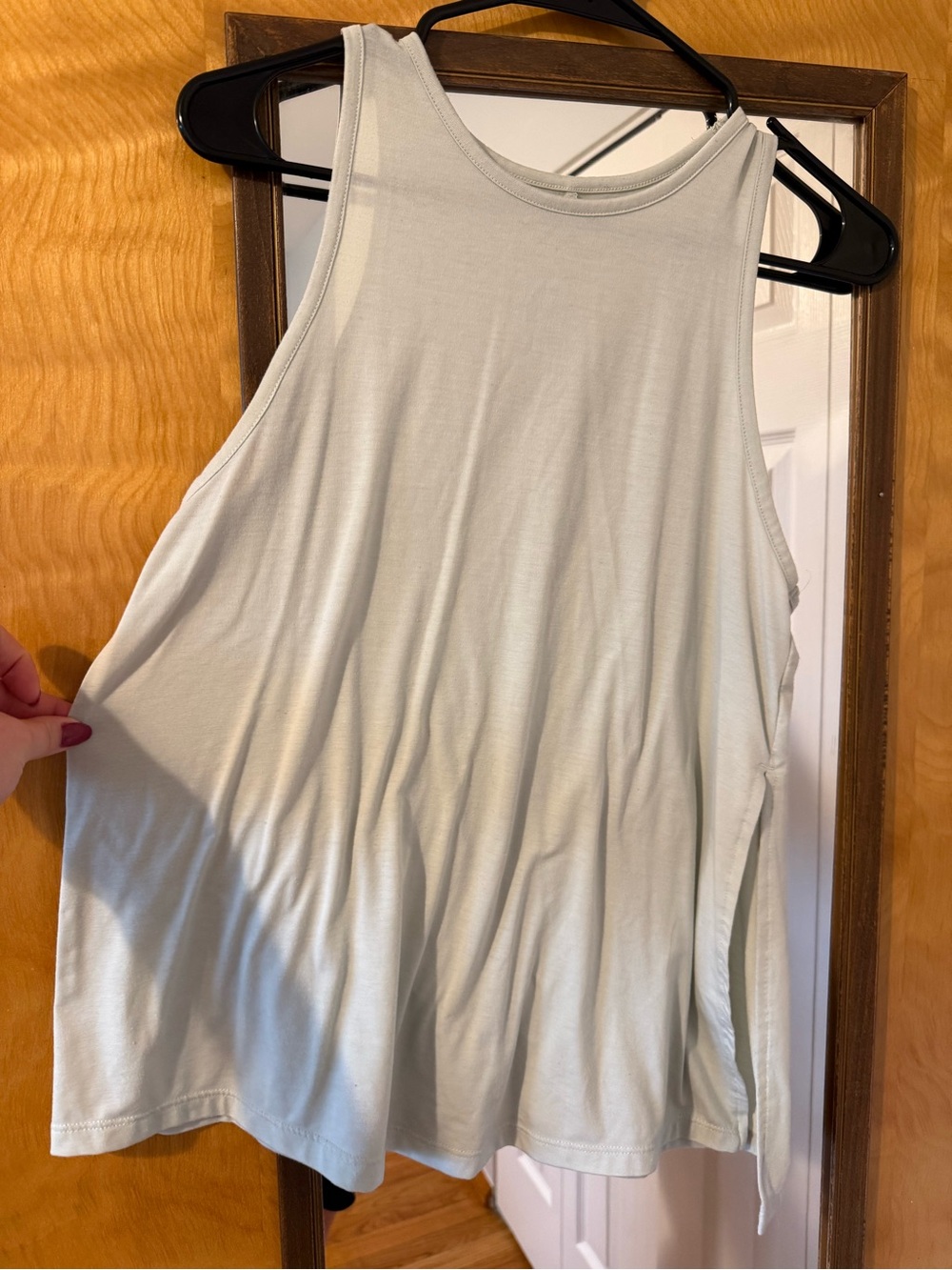 all in motion Light Sage Green High Neck Tank - Picture 2 of 4